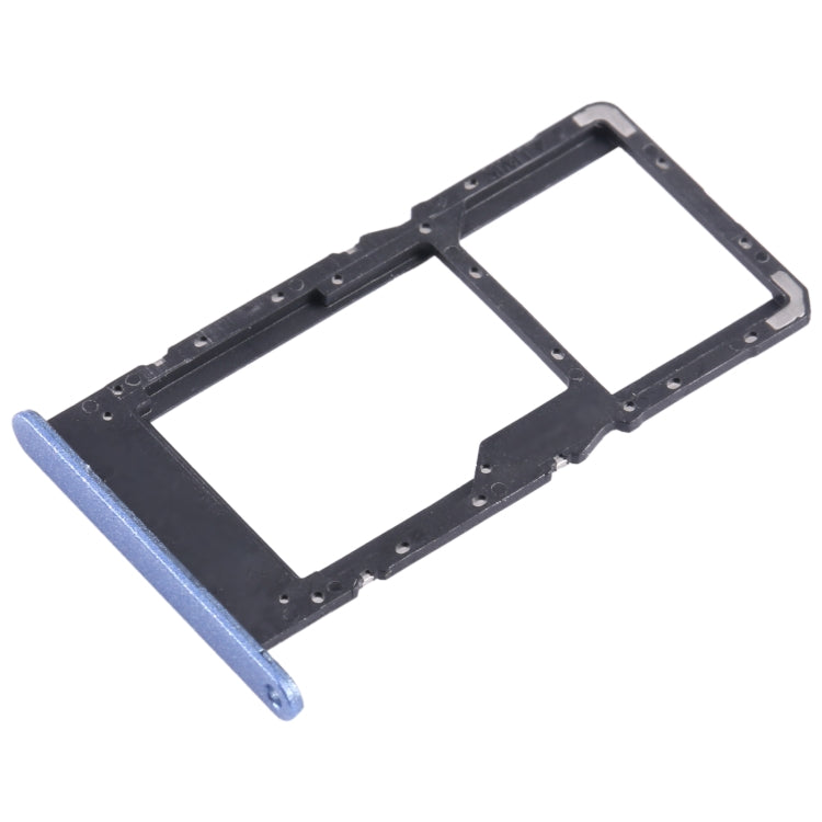 For Huawei Enjoy 50Z SIM + SIM / Micro SD Card Tray (Blue) - Card Socket by buy2fix | Online Shopping UK | buy2fix