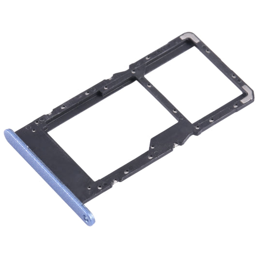 For Huawei Enjoy 50Z SIM + SIM / Micro SD Card Tray (Blue) - Card Socket by buy2fix | Online Shopping UK | buy2fix