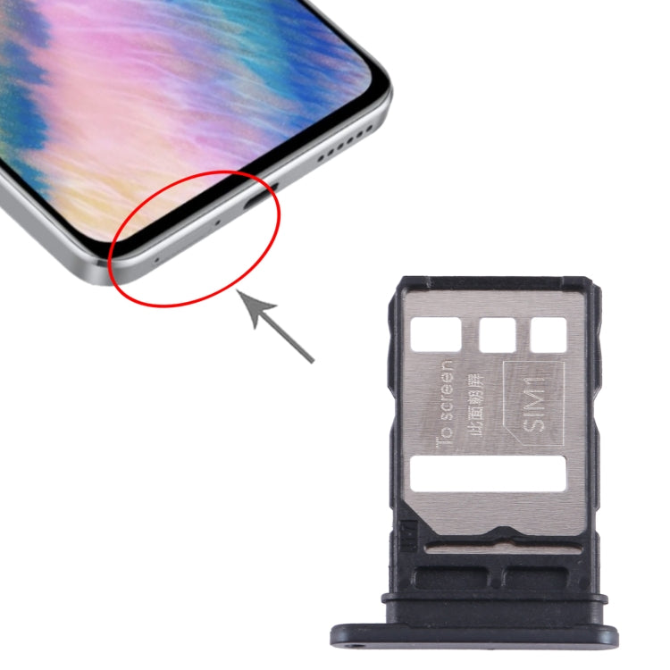 For Huawei Nova 10 SE SIM + SIM Card Tray (Black) - Card Socket by buy2fix | Online Shopping UK | buy2fix