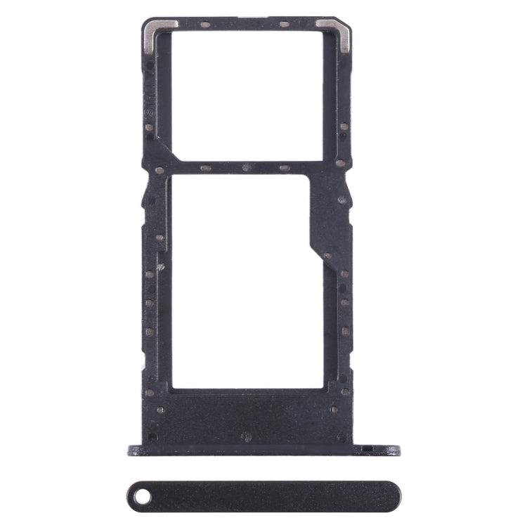 For Huawei nova Y61 SIM + SIM / Micro SD Card Tray (Black) - Card Socket by buy2fix | Online Shopping UK | buy2fix