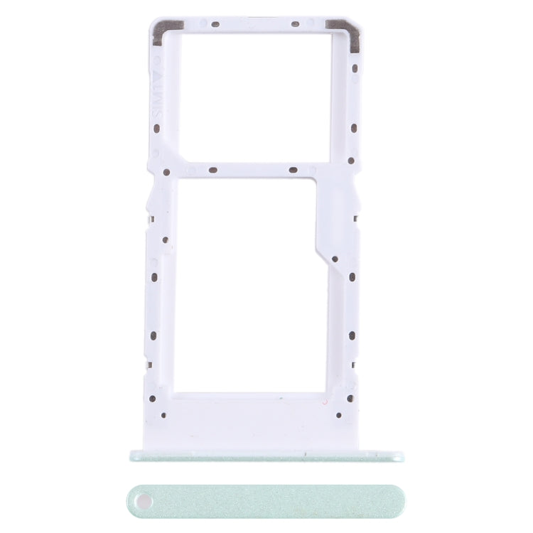 For Huawei nova Y61 SIM + SIM / Micro SD Card Tray (Green) - Card Socket by buy2fix | Online Shopping UK | buy2fix