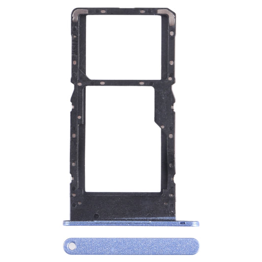 For Huawei nova Y61 SIM + SIM / Micro SD Card Tray (Blue) - Card Socket by buy2fix | Online Shopping UK | buy2fix