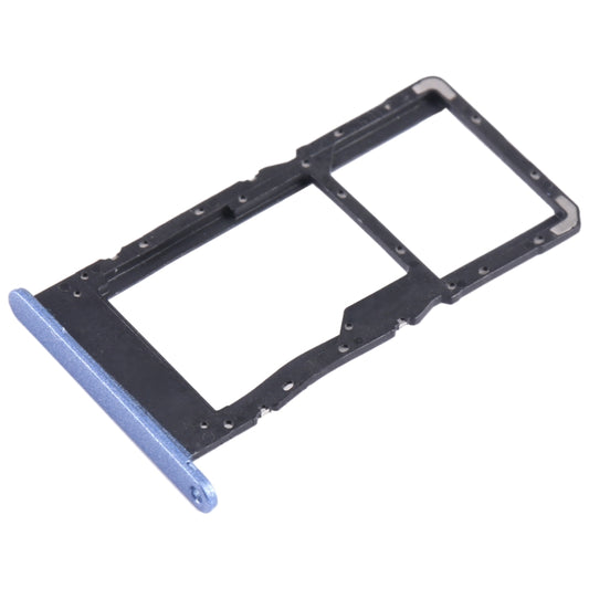For Huawei nova Y61 SIM + SIM / Micro SD Card Tray (Blue) - Card Socket by buy2fix | Online Shopping UK | buy2fix