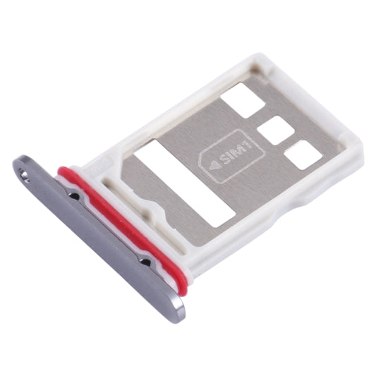For Huawei Mate 50E SIM + NM Card Tray (Black) - Card Socket by buy2fix | Online Shopping UK | buy2fix
