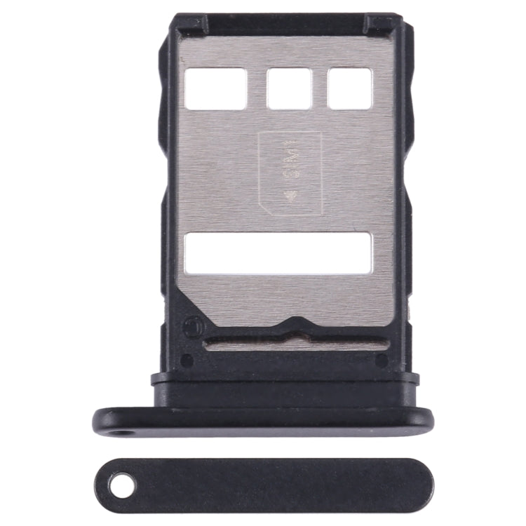 For Huawei nova 10Z SIM Card Tray (Black) - Card Socket by buy2fix | Online Shopping UK | buy2fix