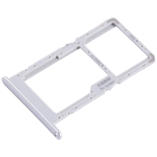 For Huawei nova Y70 SIM + SIM / Micro SD Card Tray (Silver) - Card Socket by buy2fix | Online Shopping UK | buy2fix