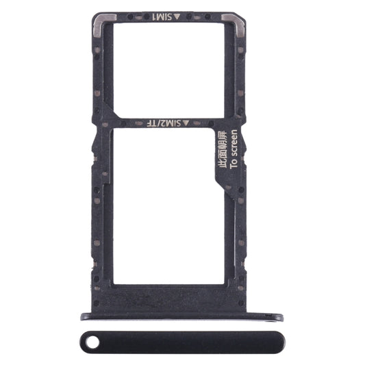 For Huawei Enjoy 50 SIM + SIM / Micro SD Card Tray (Black) - Card Socket by buy2fix | Online Shopping UK | buy2fix