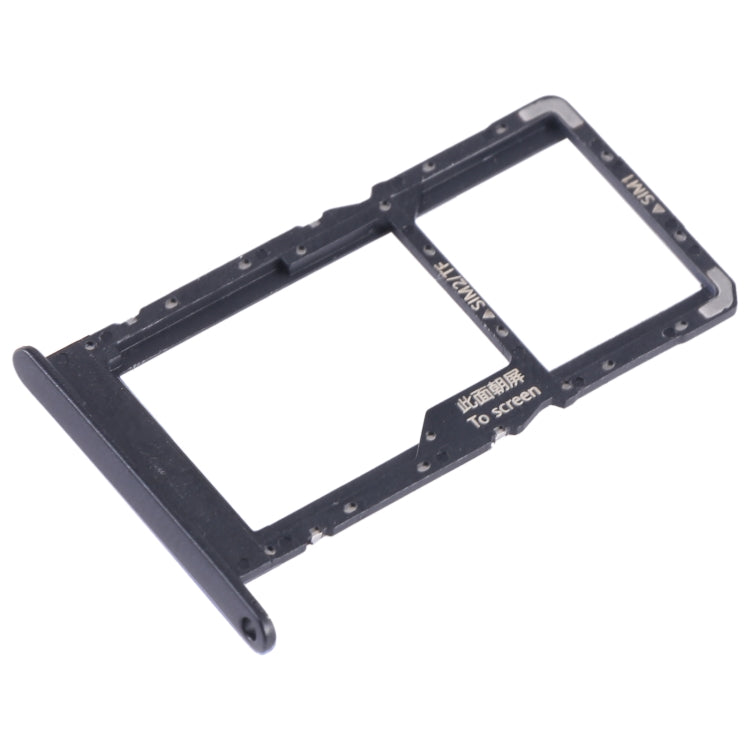 For Huawei Enjoy 50 SIM + SIM / Micro SD Card Tray (Black) - Card Socket by buy2fix | Online Shopping UK | buy2fix