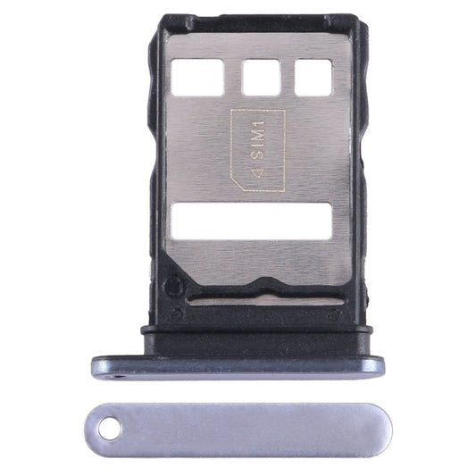 For Huawei Nzone S7 Pro 5G SIM Card Tray (Silver) - Card Socket by buy2fix | Online Shopping UK | buy2fix
