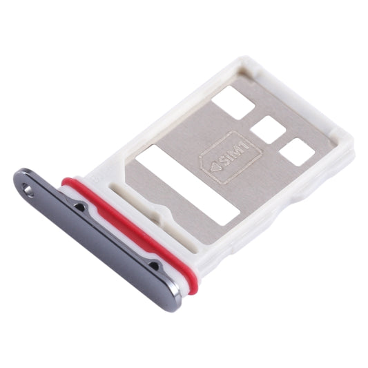 For Huawei Mate 50 Pro SIM Card Tray (Black) - Card Socket by buy2fix | Online Shopping UK | buy2fix