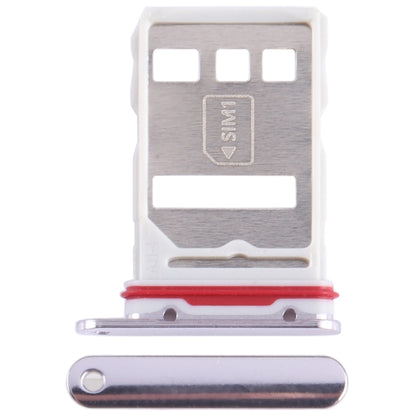 For Huawei Mate 50 Pro SIM Card Tray (Purple) - Card Socket by buy2fix | Online Shopping UK | buy2fix