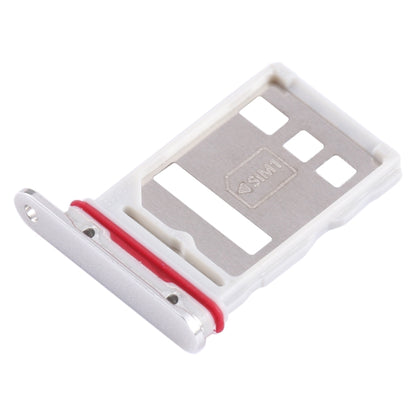 For Huawei Mate 50 Pro SIM Card Tray (Silver) - Card Socket by buy2fix | Online Shopping UK | buy2fix