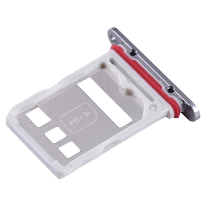 For Huawei Mate 50 SIM + NM Card Tray (Black) - Card Socket by buy2fix | Online Shopping UK | buy2fix