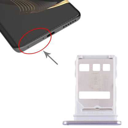 For Huawei nova 10 Pro SIM Card Tray (Purple) - Card Socket by buy2fix | Online Shopping UK | buy2fix