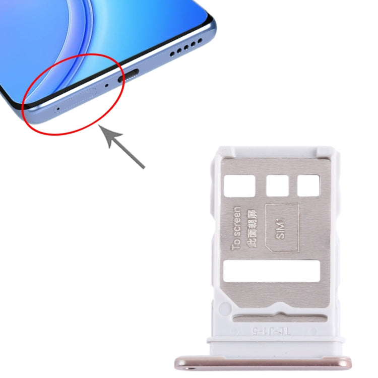 For Honor 60 Pro SIM + SIM Card Tray (Gold) - Card Tray by buy2fix | Online Shopping UK | buy2fix