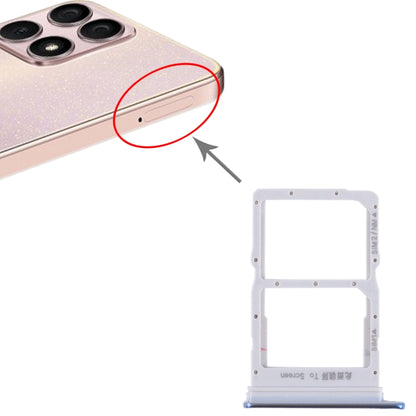 For Honor X30 Max SIM + SIM / NM Card Tray (Silver) - Card Tray by buy2fix | Online Shopping UK | buy2fix