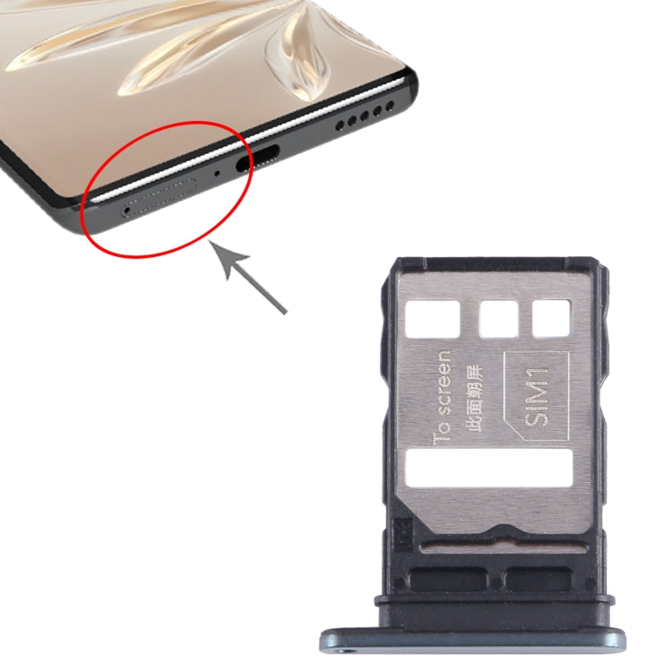 For Honor 70 SIM + SIM Card Tray (Green) - Card Tray by buy2fix | Online Shopping UK | buy2fix