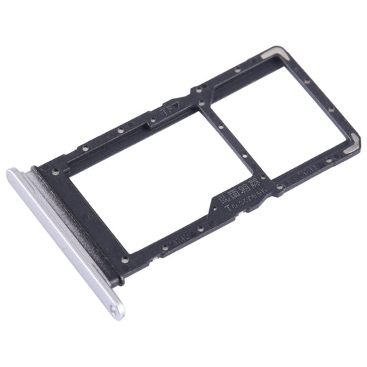 For Honor Play 30 SIM + SIM / Micro SD Card Tray (Silver) - Card Tray by buy2fix | Online Shopping UK | buy2fix
