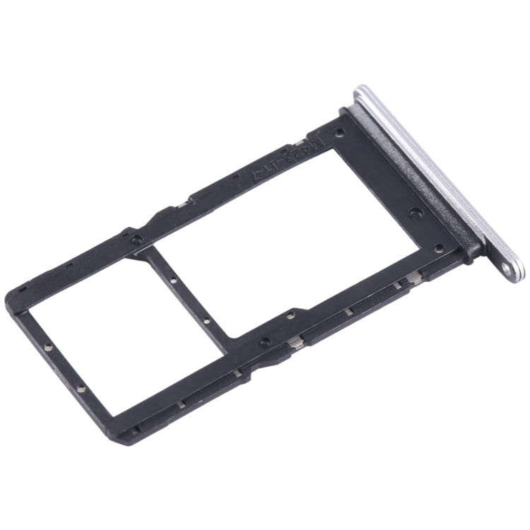 For Honor Play 30 SIM + SIM / Micro SD Card Tray (Silver) - Card Tray by buy2fix | Online Shopping UK | buy2fix