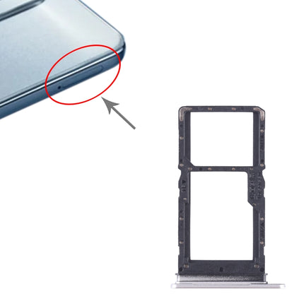 For Honor Play 30 SIM + SIM / Micro SD Card Tray (Silver) - Card Tray by buy2fix | Online Shopping UK | buy2fix