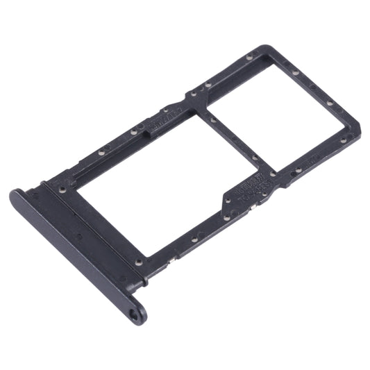 For Honor Play6T SIM + SIM / Micro SD Card Tray (Black) - Card Tray by buy2fix | Online Shopping UK | buy2fix
