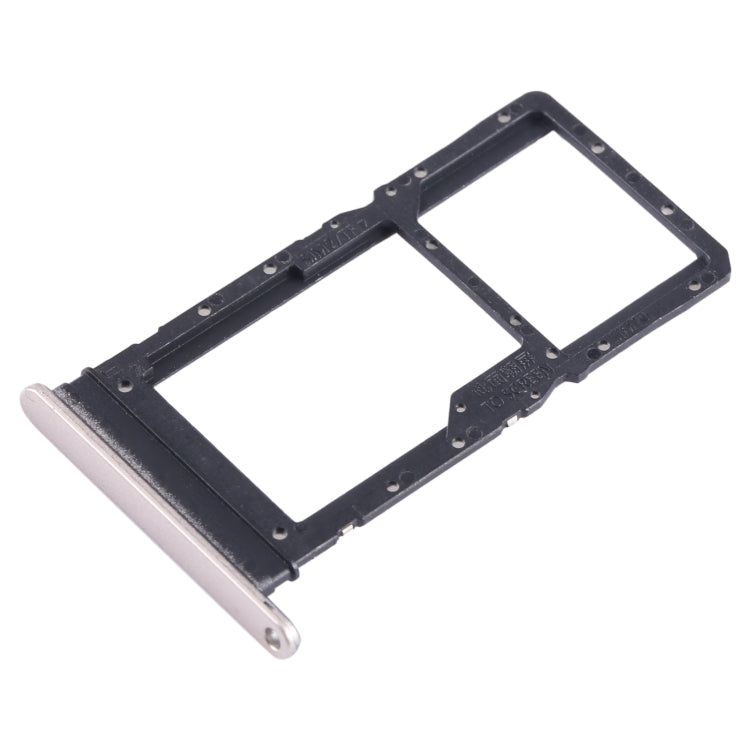 For Honor Play6T SIM + SIM / Micro SD Card Tray (Gold) - Card Tray by buy2fix | Online Shopping UK | buy2fix