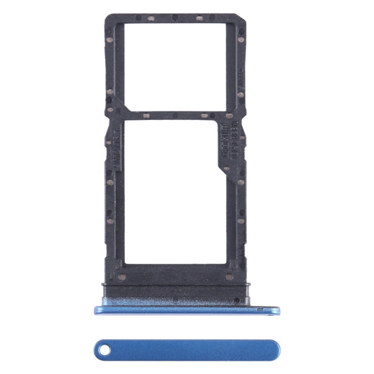 For Honor Play6T SIM + SIM / Micro SD Card Tray (Blue) - Card Tray by buy2fix | Online Shopping UK | buy2fix