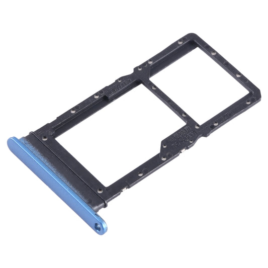 For Honor Play6T SIM + SIM / Micro SD Card Tray (Blue) - Card Tray by buy2fix | Online Shopping UK | buy2fix