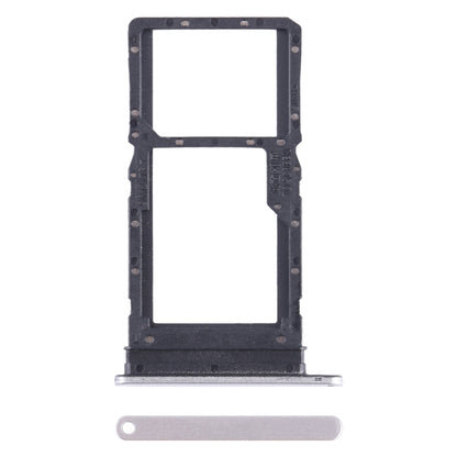 For Honor Play6T SIM + SIM / Micro SD Card Tray (Silver) - Card Tray by buy2fix | Online Shopping UK | buy2fix