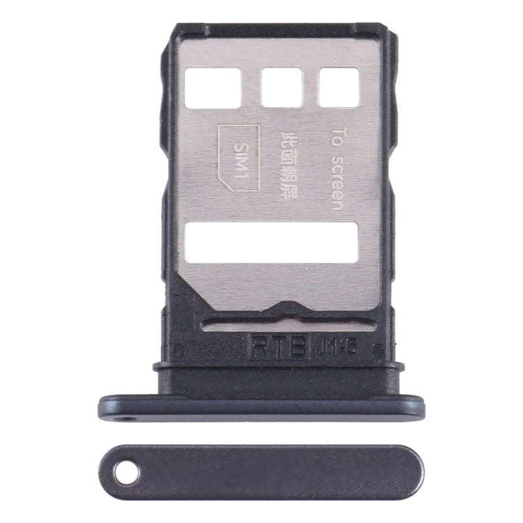 For Honor 70 Pro SIM + SIM Card Tray (Black) - Card Tray by buy2fix | Online Shopping UK | buy2fix