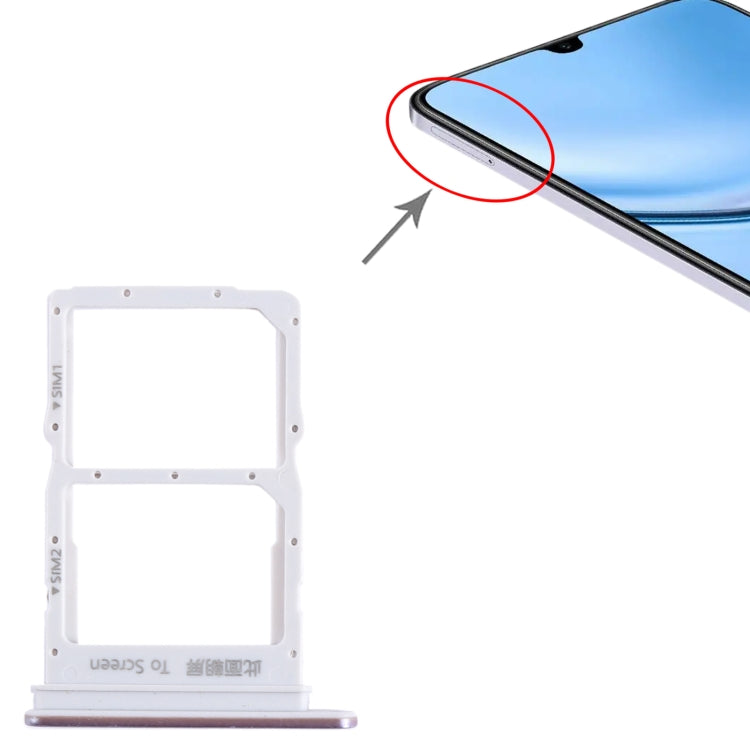 For Honor Play 20 Pro SIM + SIM Card Tray (Purple) - Card Tray by buy2fix | Online Shopping UK | buy2fix