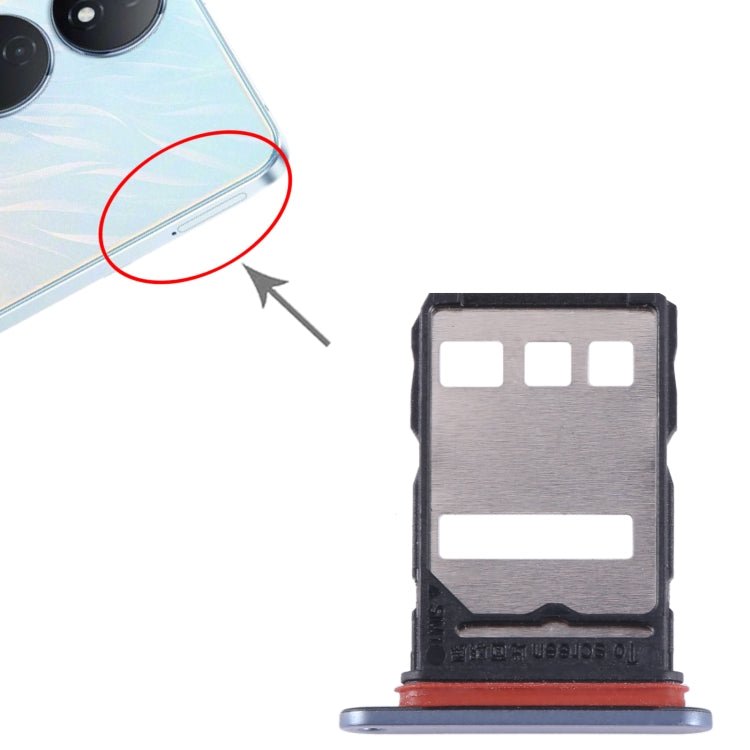 For Honor Play 8T SIM Card Tray (Grey) - Card Tray by buy2fix | Online Shopping UK | buy2fix
