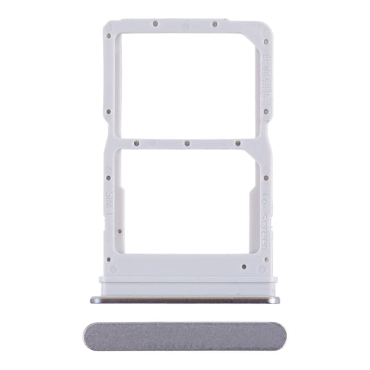 For Honor X8 SIM + SIM Card Tray (Silver) - Card Tray by buy2fix | Online Shopping UK | buy2fix