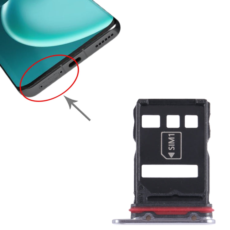 For Honor Magic4 Pro SIM + NM Card Tray (Black) - Card Tray by buy2fix | Online Shopping UK | buy2fix