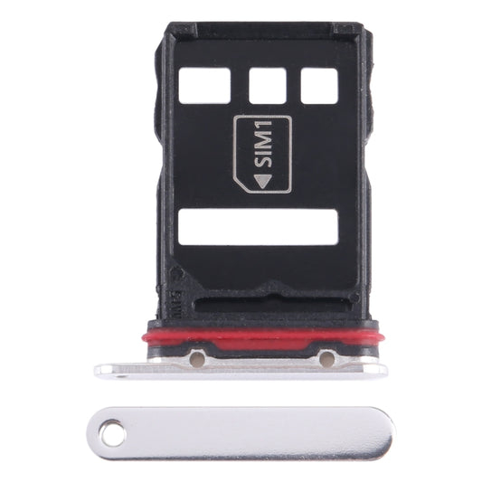 For Honor Magic4 Pro SIM + NM Card Tray (Silver) - Card Tray by buy2fix | Online Shopping UK | buy2fix