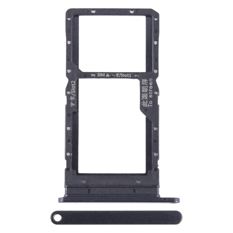 For Honor Play 20A SIM + SIM / Micro SD Card Tray (Black) - Card Tray by buy2fix | Online Shopping UK | buy2fix