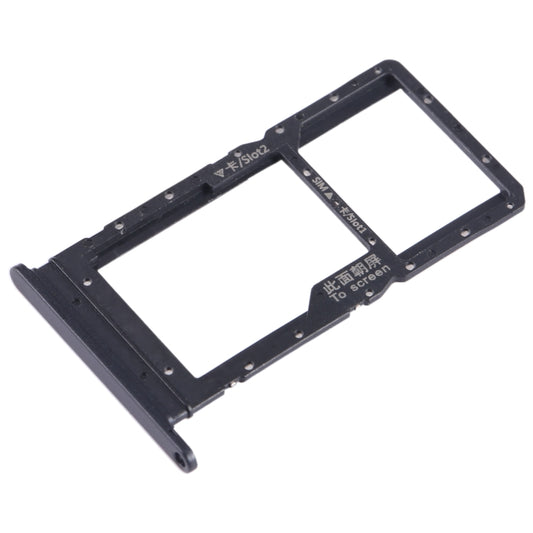 For Honor Play 20A SIM + SIM / Micro SD Card Tray (Black) - Card Tray by buy2fix | Online Shopping UK | buy2fix