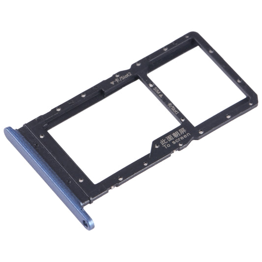 For Honor Play 20A SIM + SIM / Micro SD Card Tray (Blue) - Card Tray by buy2fix | Online Shopping UK | buy2fix