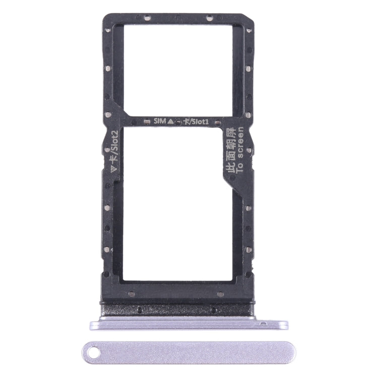 For Honor Play 20A SIM + SIM / Micro SD Card Tray (Purple) - Card Tray by buy2fix | Online Shopping UK | buy2fix