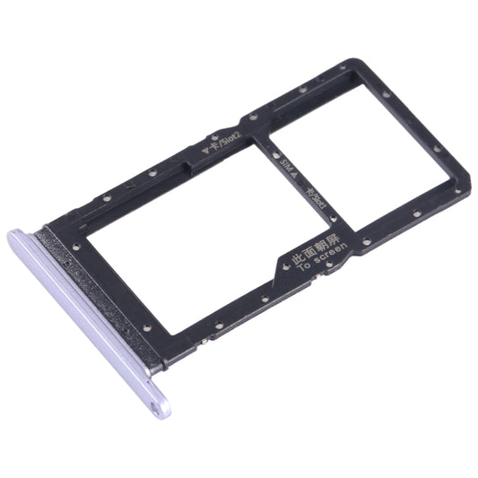 For Honor Play 20A SIM + SIM / Micro SD Card Tray (Purple) - Card Tray by buy2fix | Online Shopping UK | buy2fix