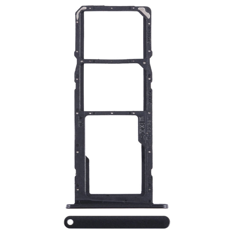 For Honor 20 SE SIM + SIM + Micro SD Card Tray (Black) - Card Tray by buy2fix | Online Shopping UK | buy2fix