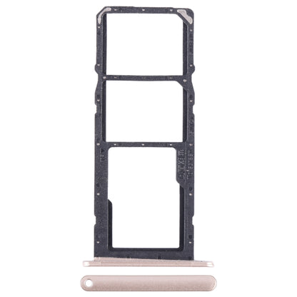 For Honor 10X Lite SIM + SIM + Micro SD Card Tray (Gold) - Card Tray by buy2fix | Online Shopping UK | buy2fix