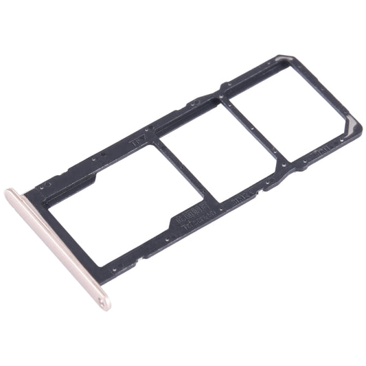 For Honor 10X Lite SIM + SIM + Micro SD Card Tray (Gold) - Card Tray by buy2fix | Online Shopping UK | buy2fix
