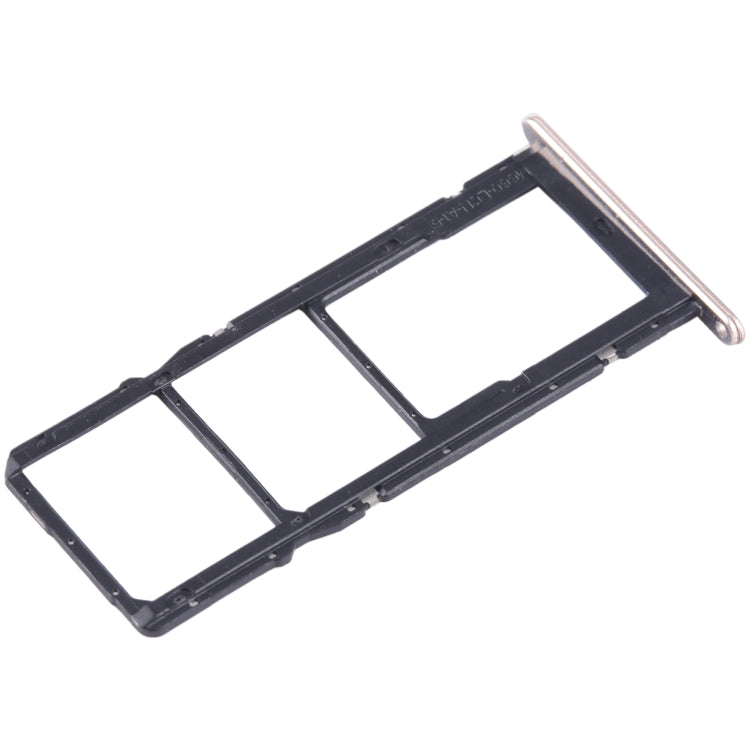 For Honor 10X Lite SIM + SIM + Micro SD Card Tray (Gold) - Card Tray by buy2fix | Online Shopping UK | buy2fix