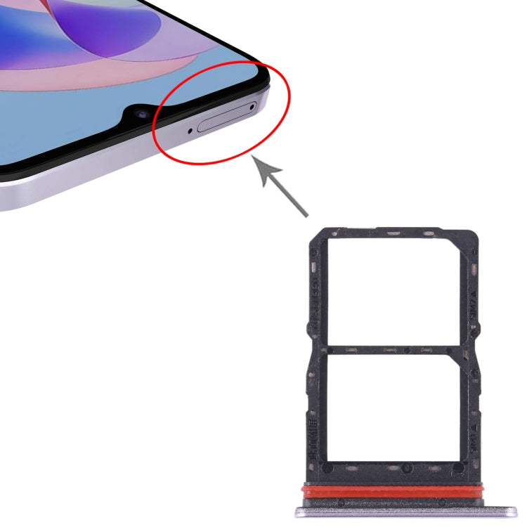 For Honor Play 40 SIM + SIM Card Tray (Purple) - Card Tray by buy2fix | Online Shopping UK | buy2fix