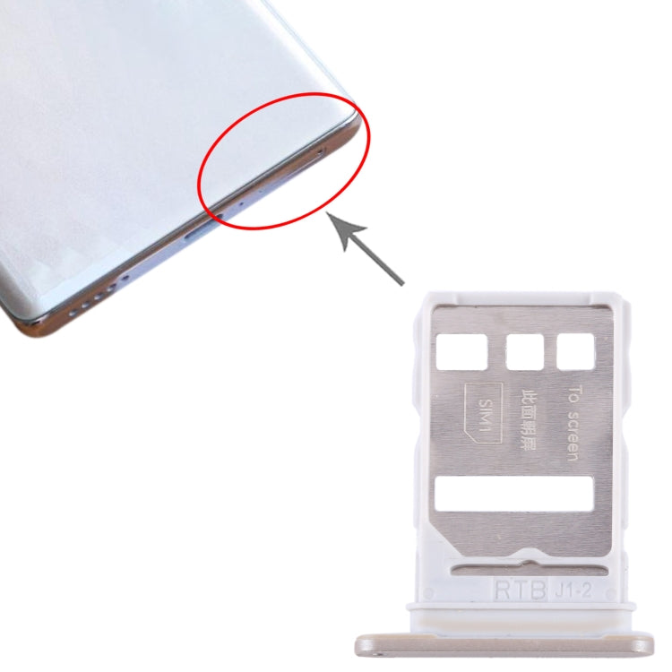 For Honor 90 Pro SIM + SIM Card Tray (Gold) - Card Tray by buy2fix | Online Shopping UK | buy2fix