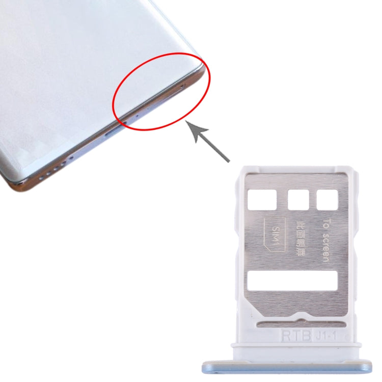 For Honor 90 Pro SIM + SIM Card Tray (Blue) - Card Tray by buy2fix | Online Shopping UK | buy2fix