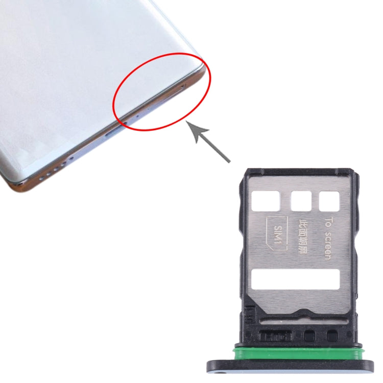 For Honor 90 SIM + SIM Card Tray (Green) - Card Tray by buy2fix | Online Shopping UK | buy2fix
