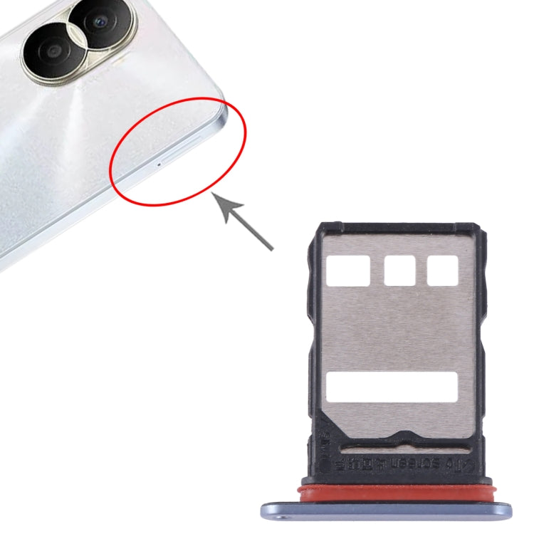 For Honor Play7T Pro SIM Card Tray (Blue) - Card Tray by buy2fix | Online Shopping UK | buy2fix