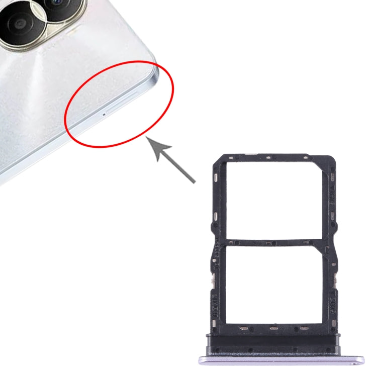 For Honor Play7T SIM + SIM Card Tray (Purple) - Card Tray by buy2fix | Online Shopping UK | buy2fix
